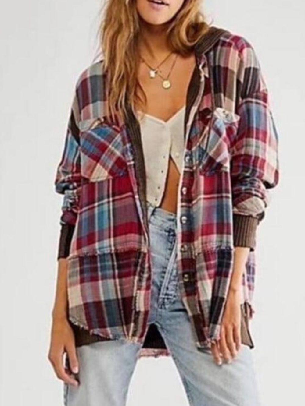 Free People/We the Free Creek Canyon button down Shacket